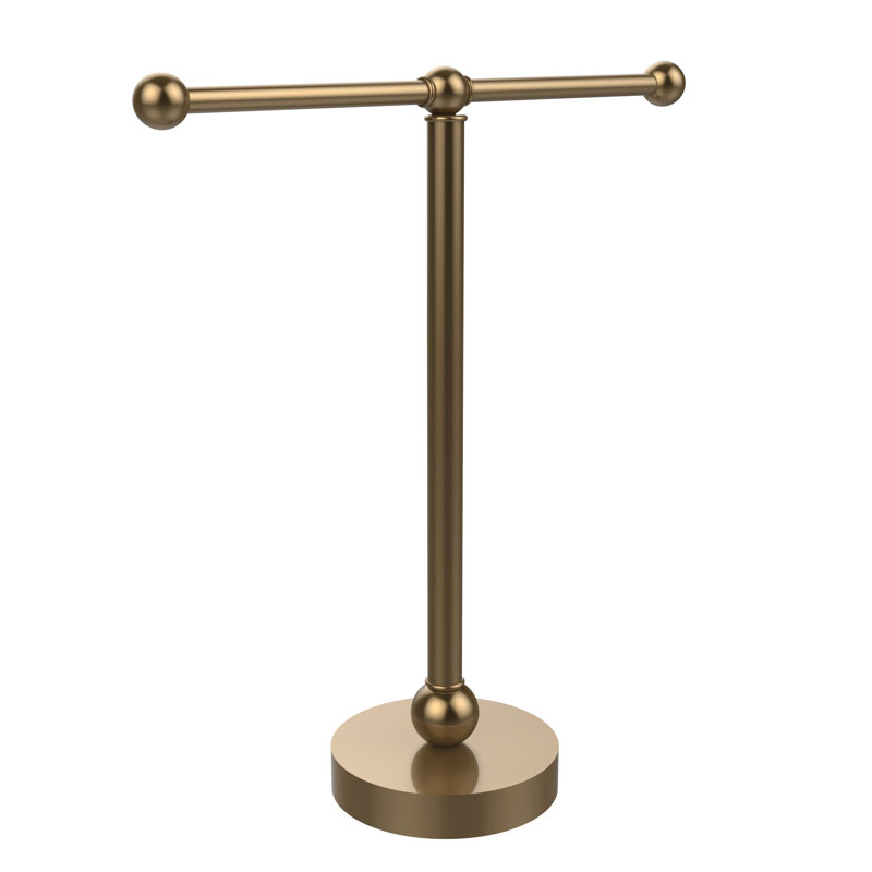 Porte-serviettes 2 comptoirs, Bronze brossé