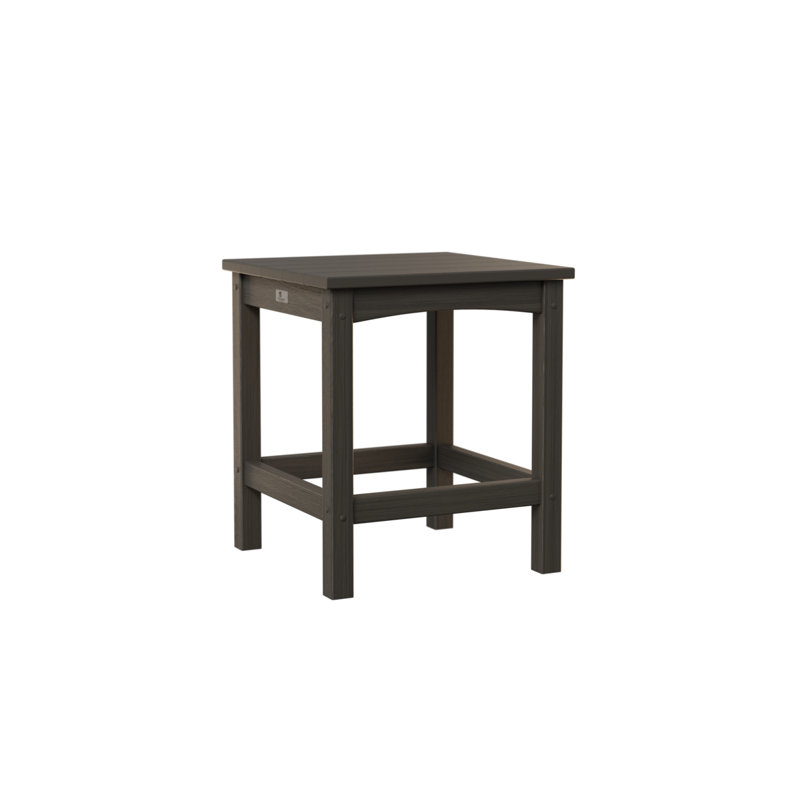 Camden Outdoor End Table, Coastal Gray