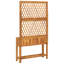 Jardinière en bois massif avec treillis et tablette Loon Peak® 39,4 po x 12,6 po x 72,8 po-1753153153