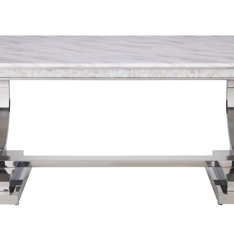 Table de salle à manger rectangulaire L 71,09 po x l 35,09 po Ejona