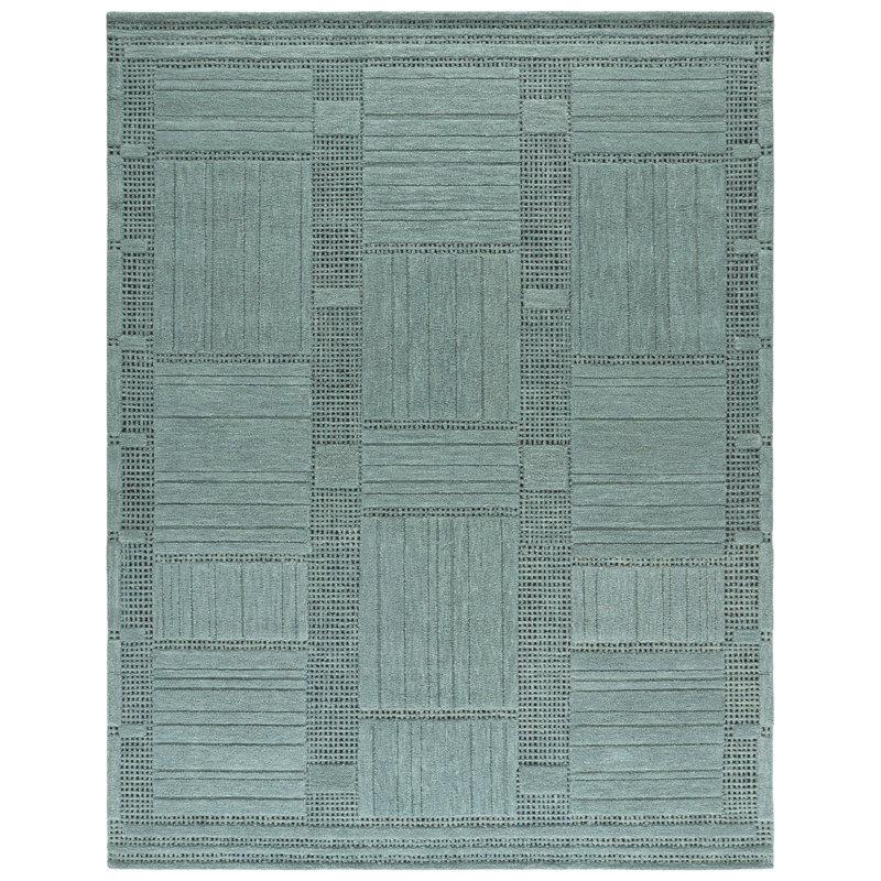 Harvest Hand Tufted Wool; Cotton Abstract Indoor Rug, Rectangle 8' x 10'