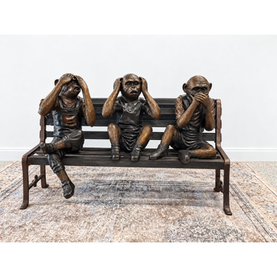 Sculpture en bronze coulé The Unspoken Rules