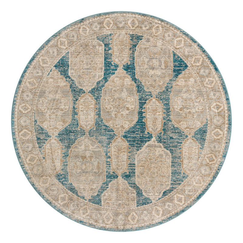 Gause Indoor Rug, Round 7'