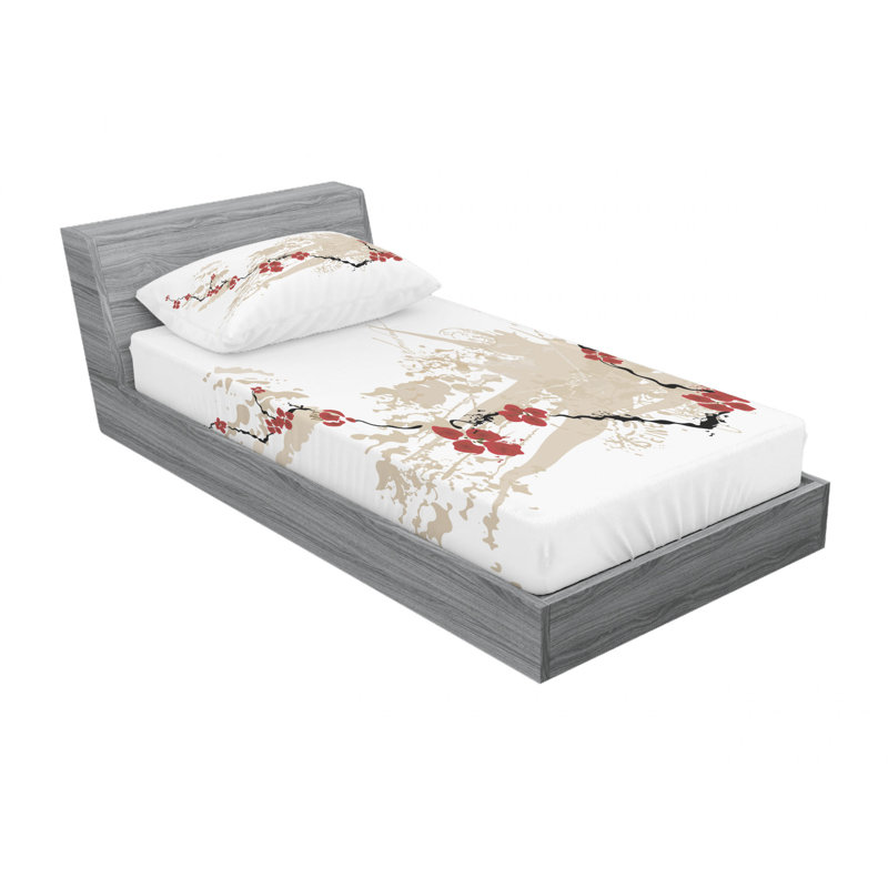 Microfiber Sheet Set, Twin XL Sheet Set with Fitted Sheet