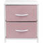 Commode 2 tiroirs - turquoise-1435294646