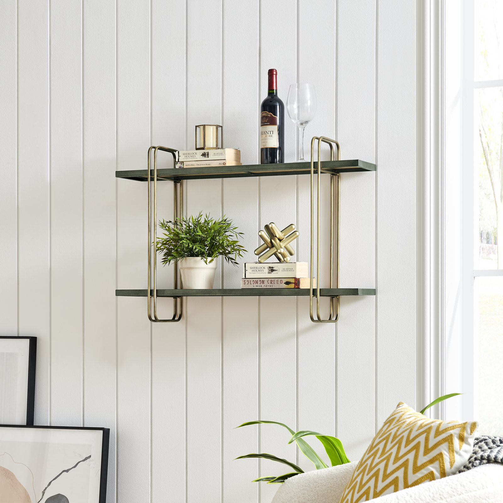 Doncia 32" Tiered Shelf