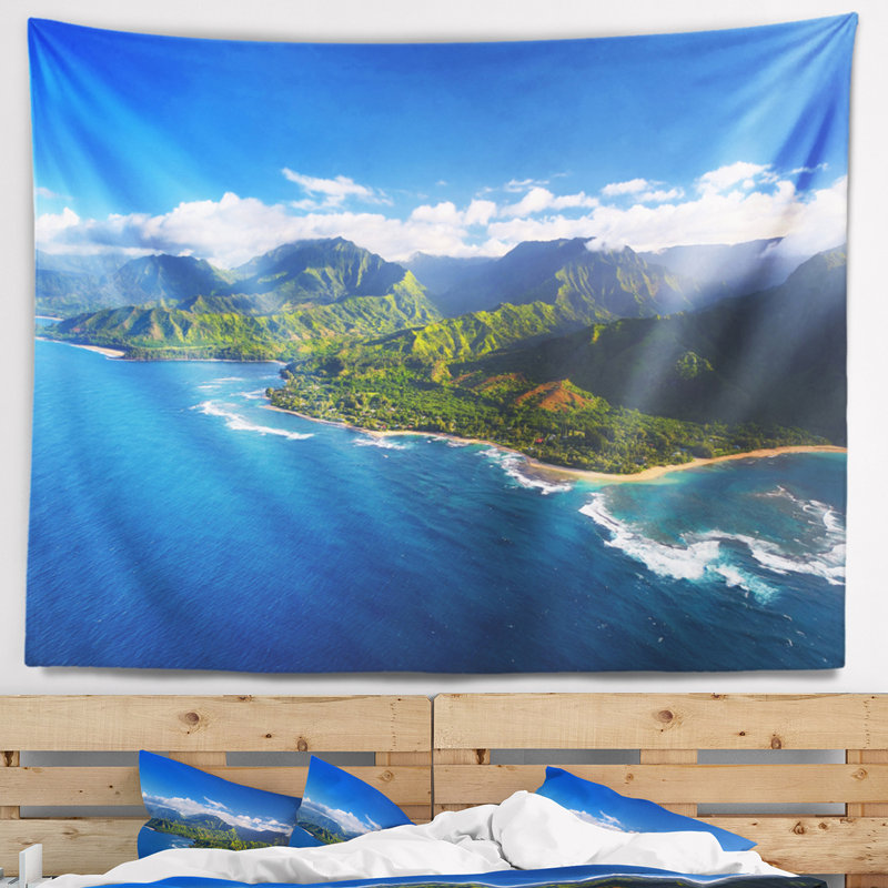 Tapisserie «Beach Na Pali Coast», H 32 po x l 39 po