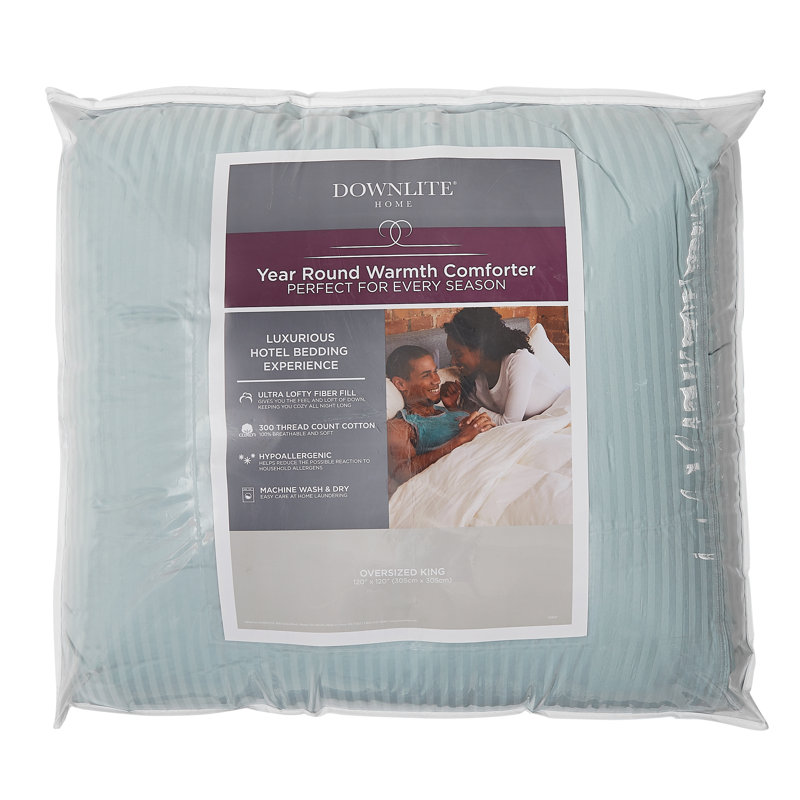 Oversized 120" x 120" King Down Alternative Comforter, Blue