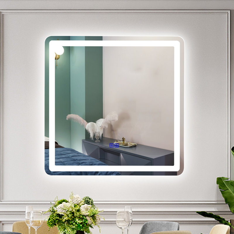 Miroir de salle de bain Lapp, 24,02 po x 30,12 po