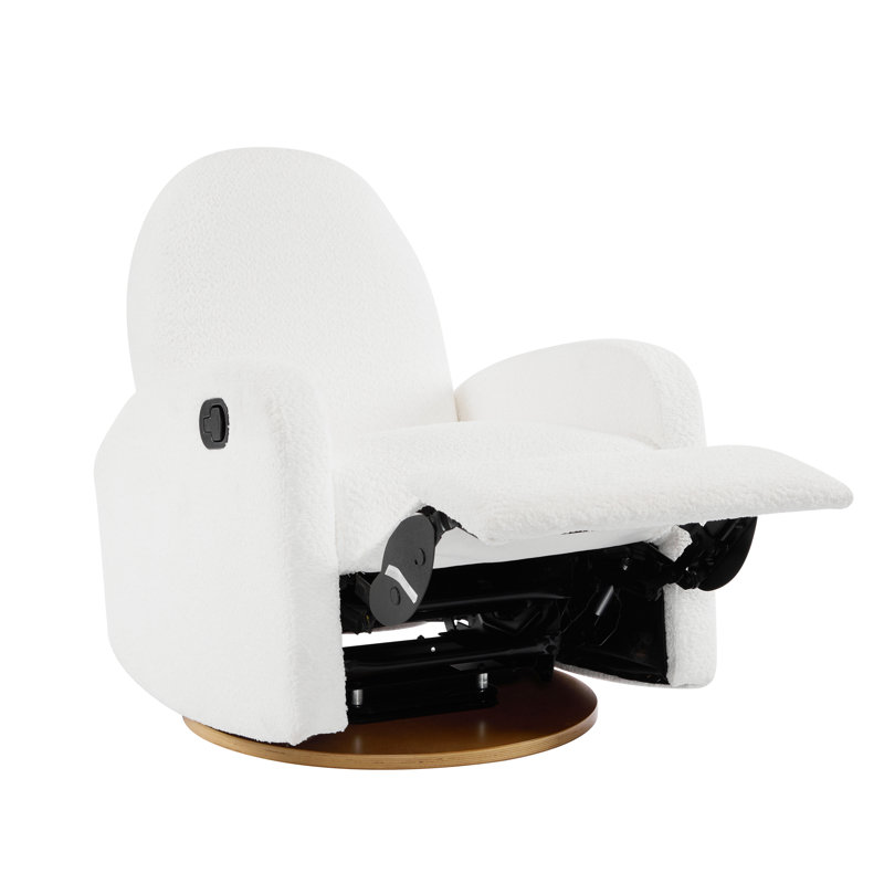 360 Swivel and Glider Recliner Chair-Beige, Beige
