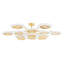 Topaz 13 Light Semi Flush-298783120-298783123
