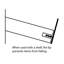 Plastic 1.5'' W x 3000'' L T-Moulding-55886967