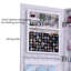 Over-the-Door Solid Wood Jewelry Armoire