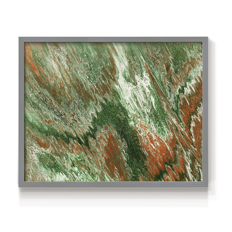 C42 -Framed Print - Restickable, Grey, 22" H x 28" W