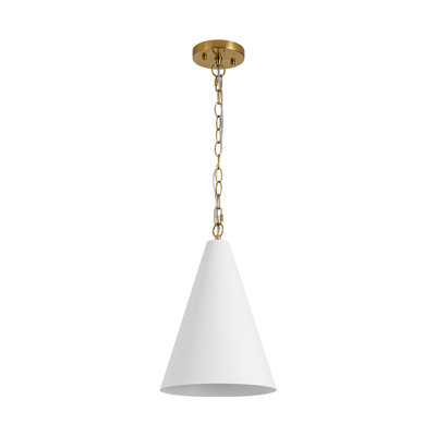 Modern 1-Light Cone Pendant