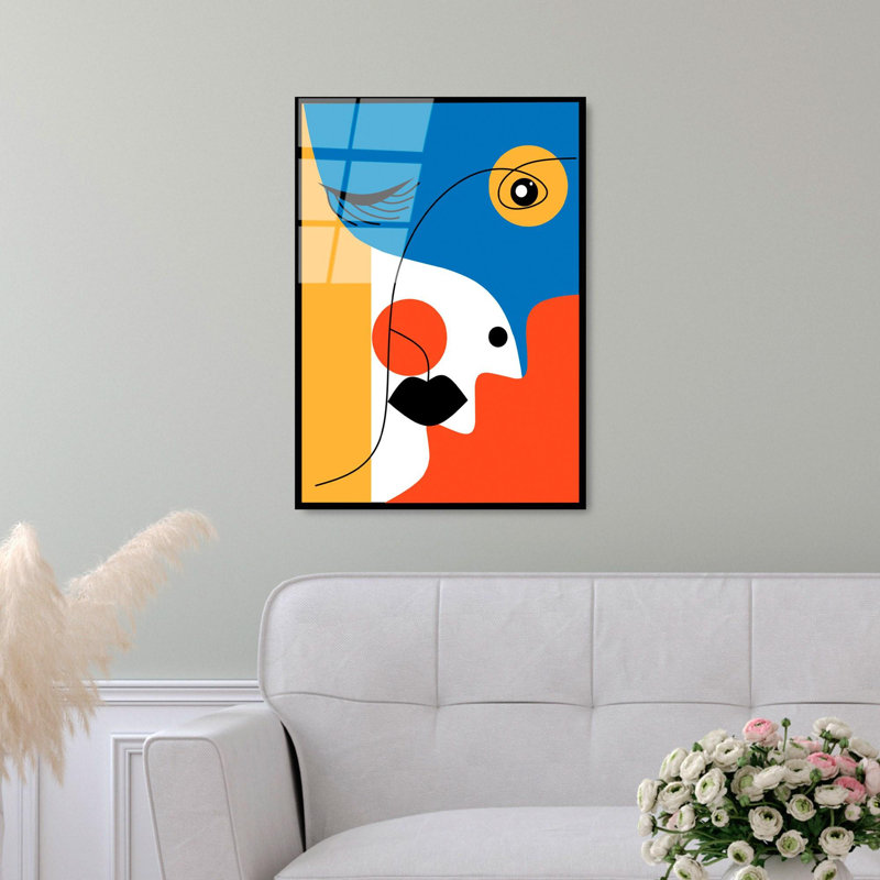 Boze 1 Piece Wall Art on Glass