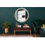 Huldar Glass Flat Wall Mirror