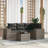Vidaxl Garden Sofa Set Gray