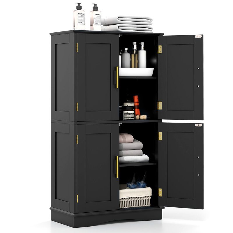 Bathroom Storage, Black