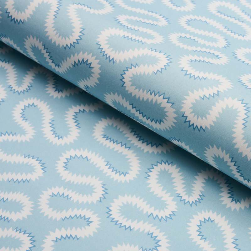 Tissu Zoelie, Turquoise