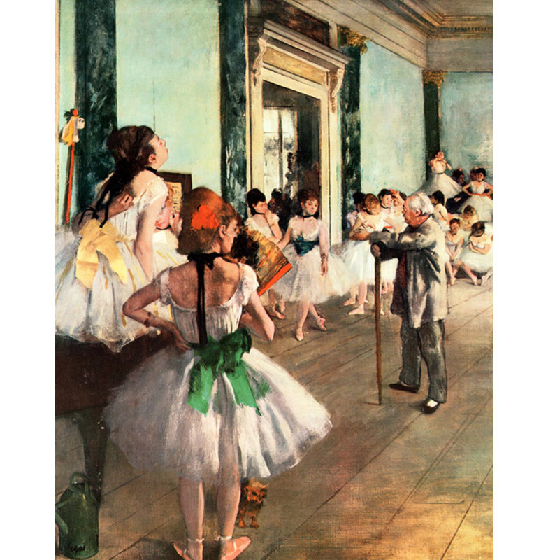 Dancing Class, 24" H x 19" W