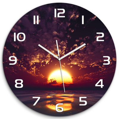 Jesenya Glass Wall Clock