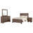Oatfield Washed Taupe 4-piece Eastern King Bedroom Set