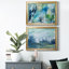 «Rain in the Country», toile encadrée de qualité supérieure - prête à être accrochée-609930689-609930749-609829823