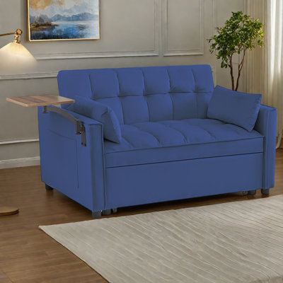 Velvet Loveseat Sofa Bed