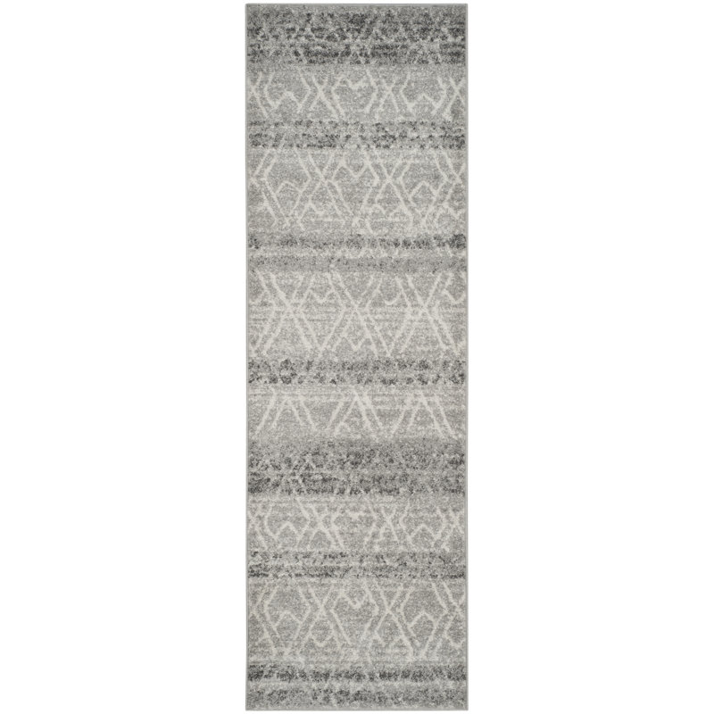 Muniz Performance Geometric Rug, Runner 2'6" x 12'