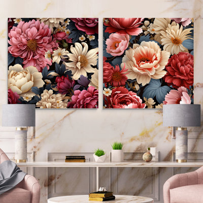Astrid - ensemble de 2 art mural en verre acrylique