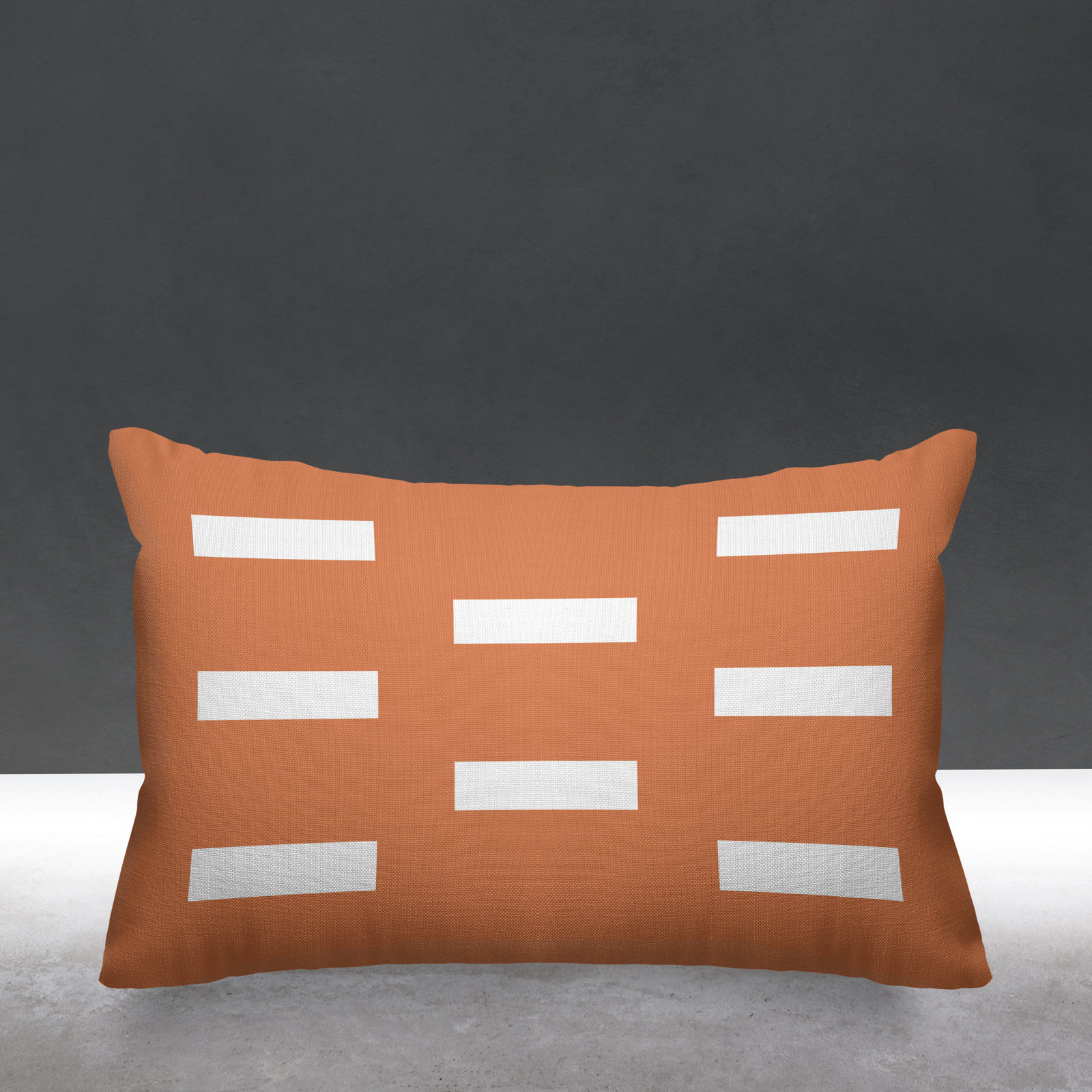 Luella Geometric Indoor/Outdoor Throw Pillow, Nude
