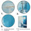 Vase de poterie bleu et blanc Boho-2138296338-2138296339