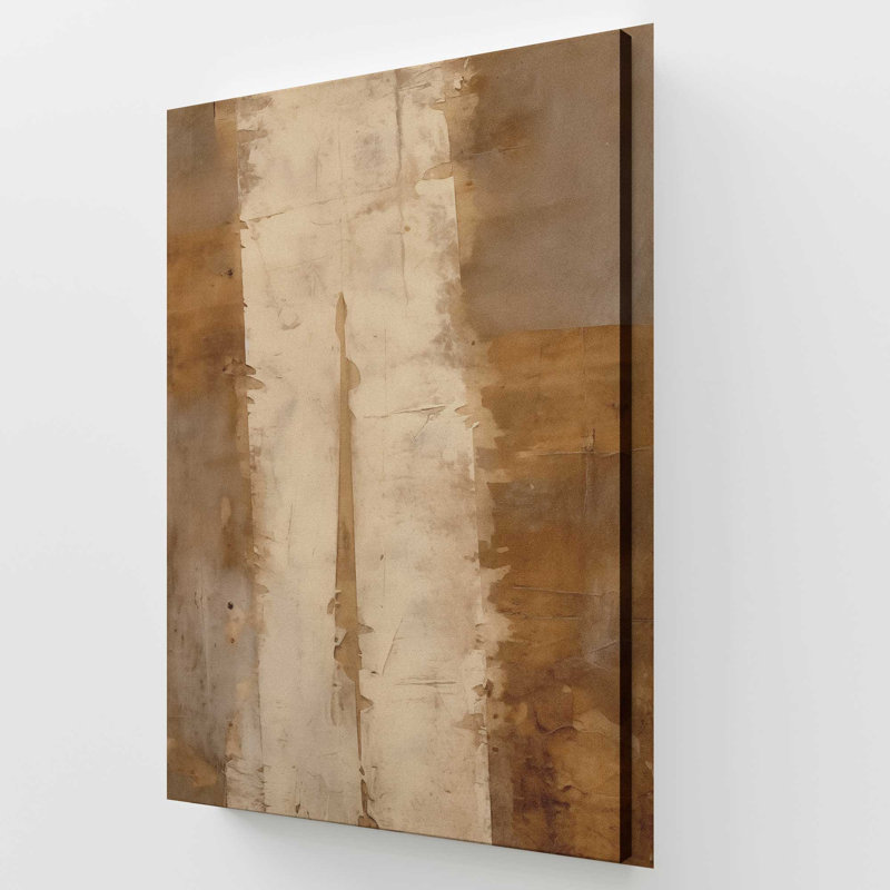 Sienna Strips I Canvas Print, Wrapped Canvas, 72" H x 48" W x 1.25" D
