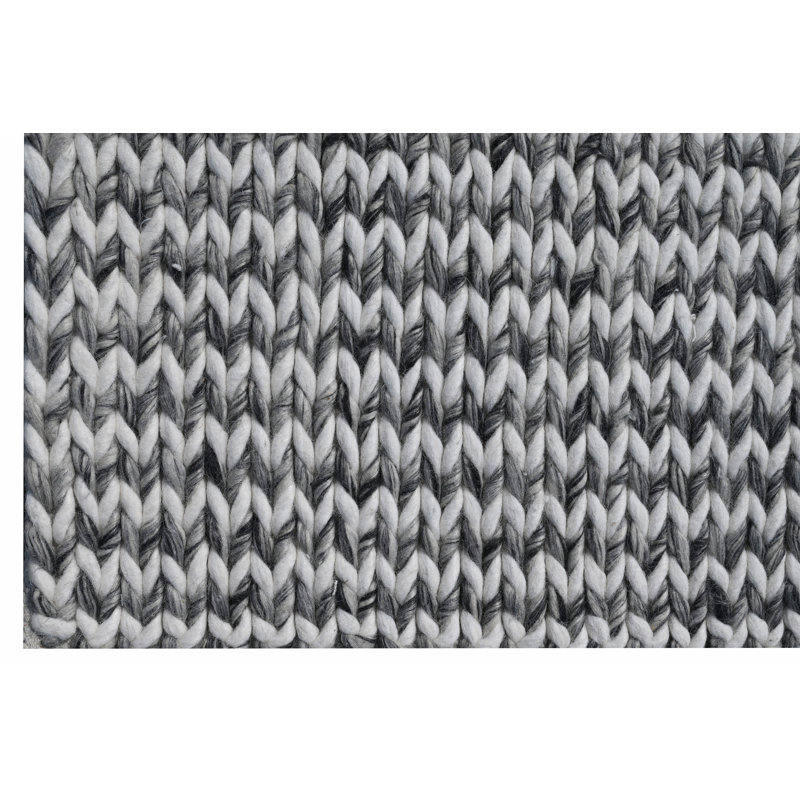 Wool Geometric Indoor Rug, Rectangle 7'6" x 9'6"