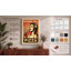 Mamma Mia Pizza Retro - Wrapped Canvas-1956367267-1956367269