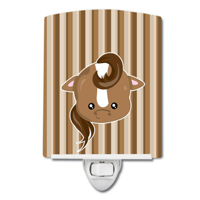 Horse Face Ceramic Night Light