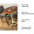 Anguel Pine Round Solid Wood Top Metal Base Dining Table-839300884
