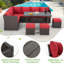 Malyha 9 - Person Patio Conversation Set with Cushions-1548777053
