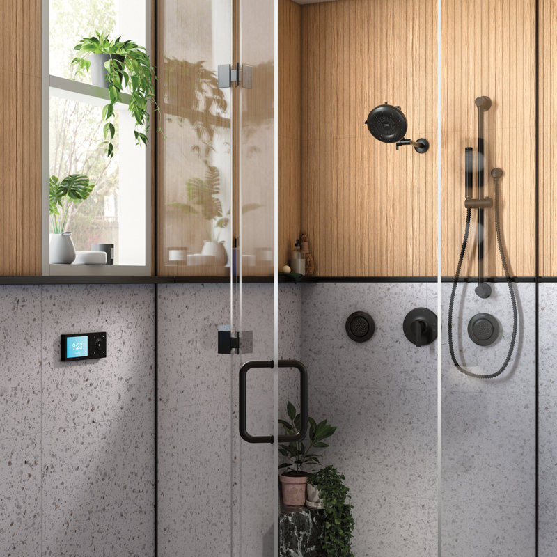 NEBIA 6-1 / 2 X 3-1 / 2 ROND, Noir mat