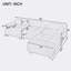 Canapé modulaire rembourré 4 pièces Meahgan-2128404392