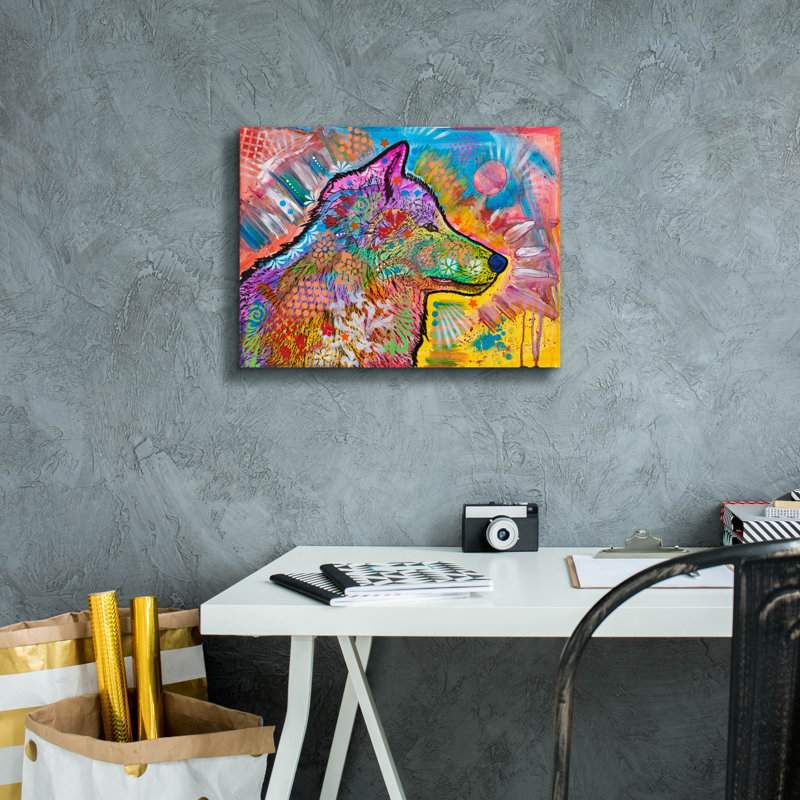 «Observer» par Dean Russo, H 12 po x l 16 po x P 0,75 po