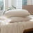 MooMee Striped Duvet Cover Set 100% Washed Cotton Linen Like Textured-115097789-114985966