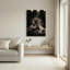 Ensemble de 1 tableau sur toile représentant un homme qui fume-306986618