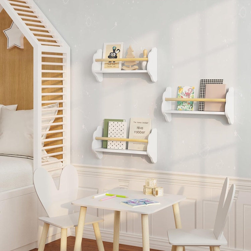 Elysburg 3 Piece Floating Shelf, 23cm H x 45cm W x 12.7cm D