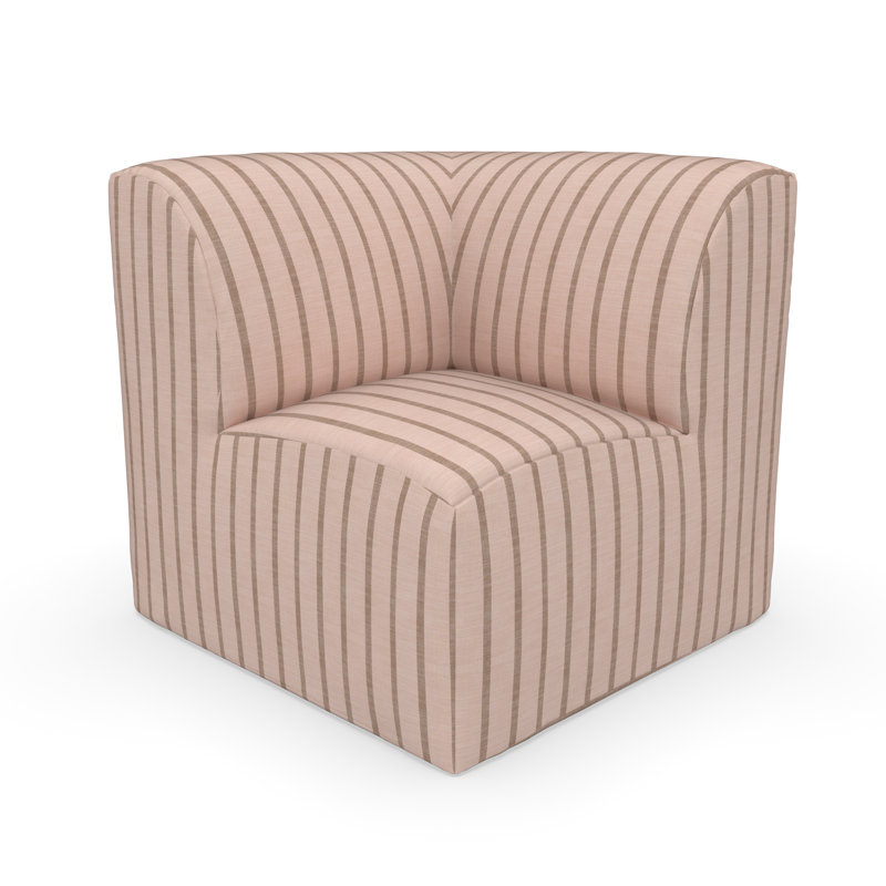 Chaise de coin de patio Praia Sunbrella®, Sunbrella® Unwind Cameo