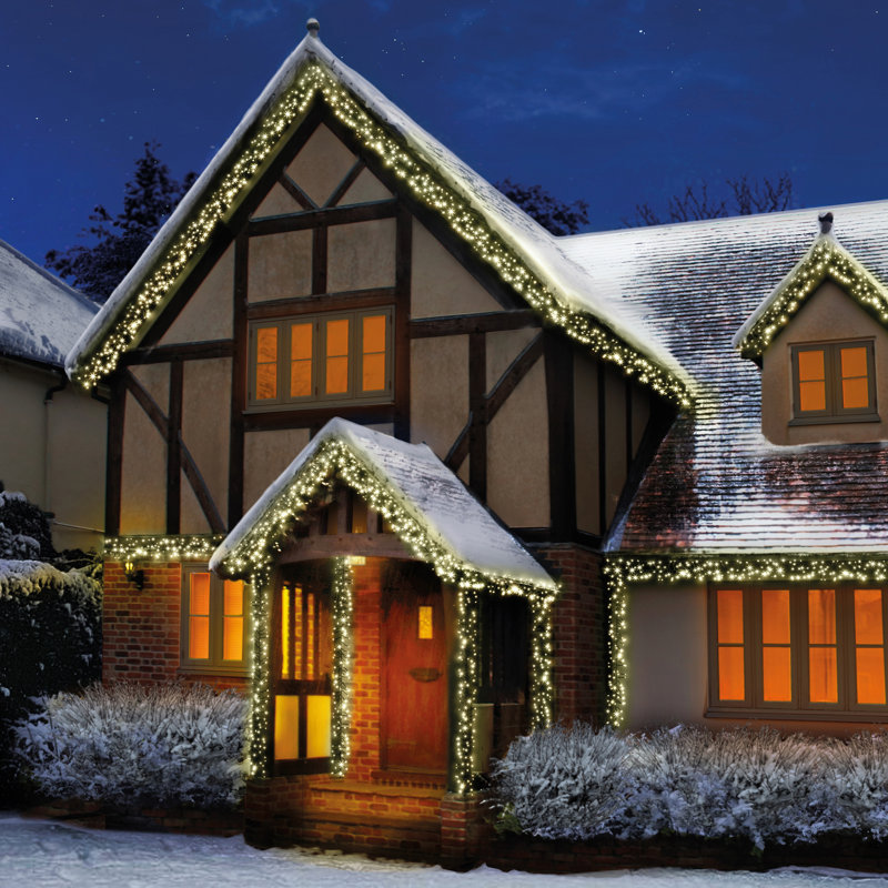 480 Multi Action Cluster String Lights, Warm White