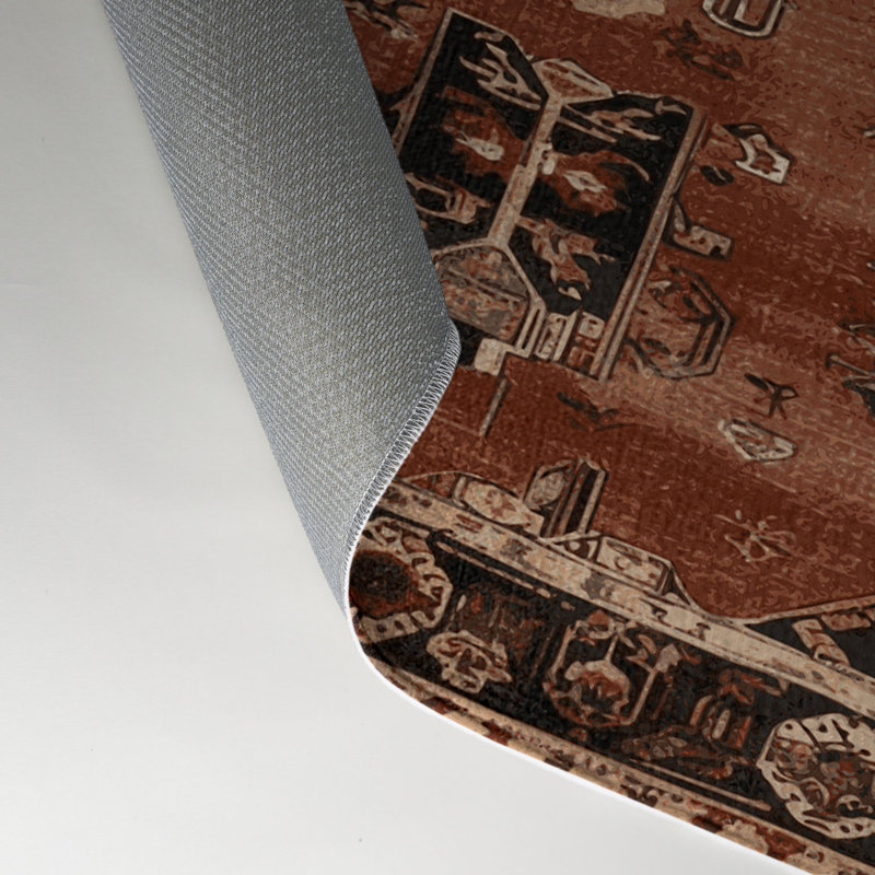 Tapis turc intérieur et extérieur brun