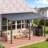 Hardtop Gazebo With Galvanized Steel Sloping Roof-124065814
