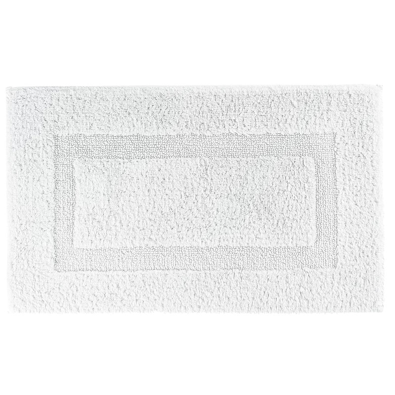Bath Rug, White, 28" W x 47" L